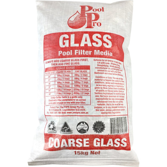 POOL PRO FILTER GLASS MEDIA FINE 15KG