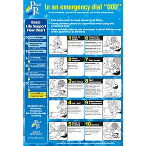 POOL PRO RESUSCITATION CHART PVC – Dalby Pools and Spas